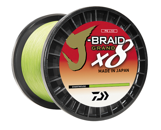 J-BRAID x8 GRAND BRAIDED LINE - CHARTREUSE