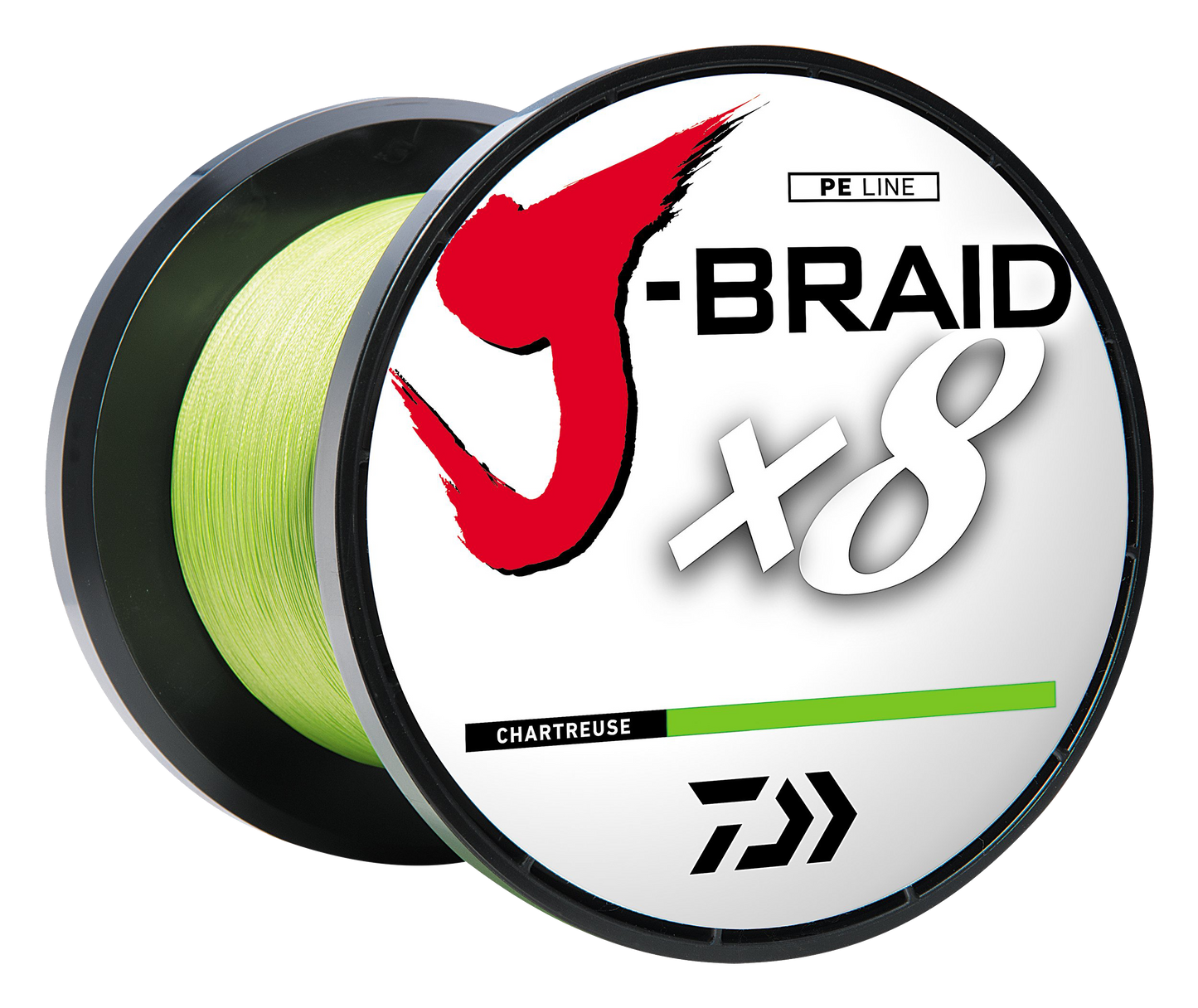 J-BRAID x8 BRAIDED LINE - CHARTREUSE